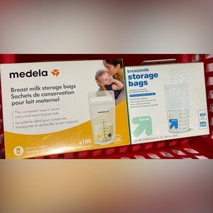 Medela and Up&Up Breastmilk Storage Bags